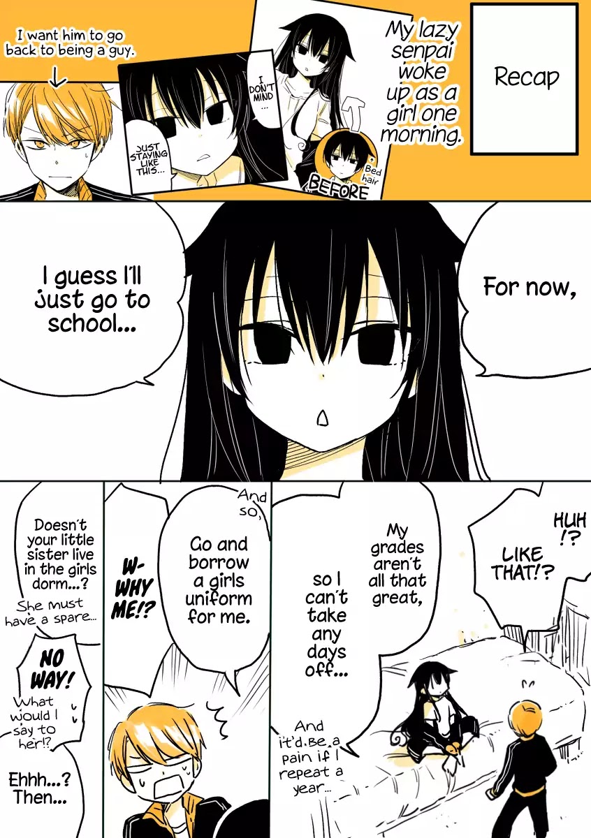 About a Lazy High School Guy Who Woke Up as a Girl One Morning Chapter 2 page 2 - Chapter 2