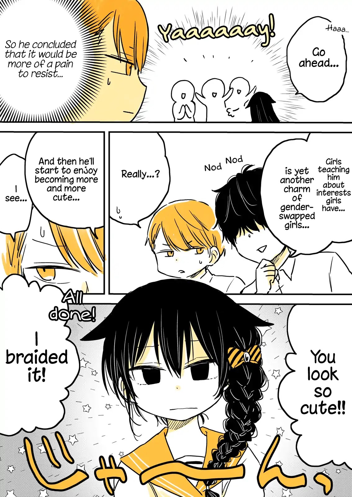 About a Lazy High School Guy Who Woke Up as a Girl One Morning Chapter 5 page 2 - Chapter 5