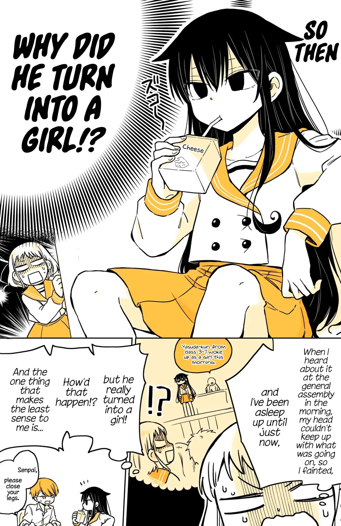 About a Lazy High School Guy Who Woke Up as a Girl One Morning Chapter 8 page 3 - Chapter 8
