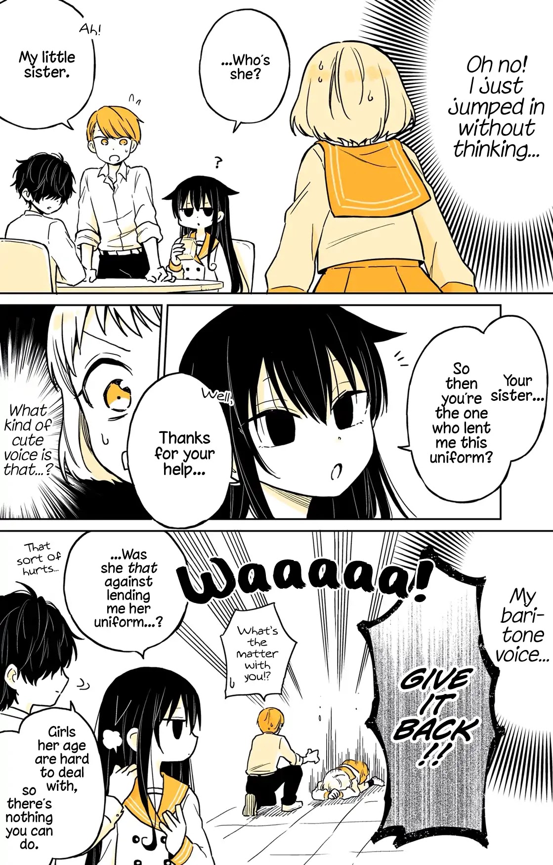 About a Lazy High School Guy Who Woke Up as a Girl One Morning Chapter 8 page 5 - Chapter 8