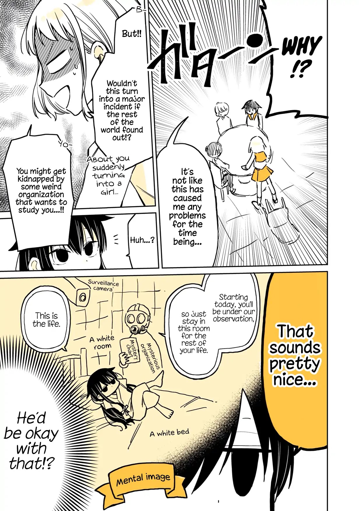About a Lazy High School Guy Who Woke Up as a Girl One Morning Chapter 9 page 3 - Chapter 9