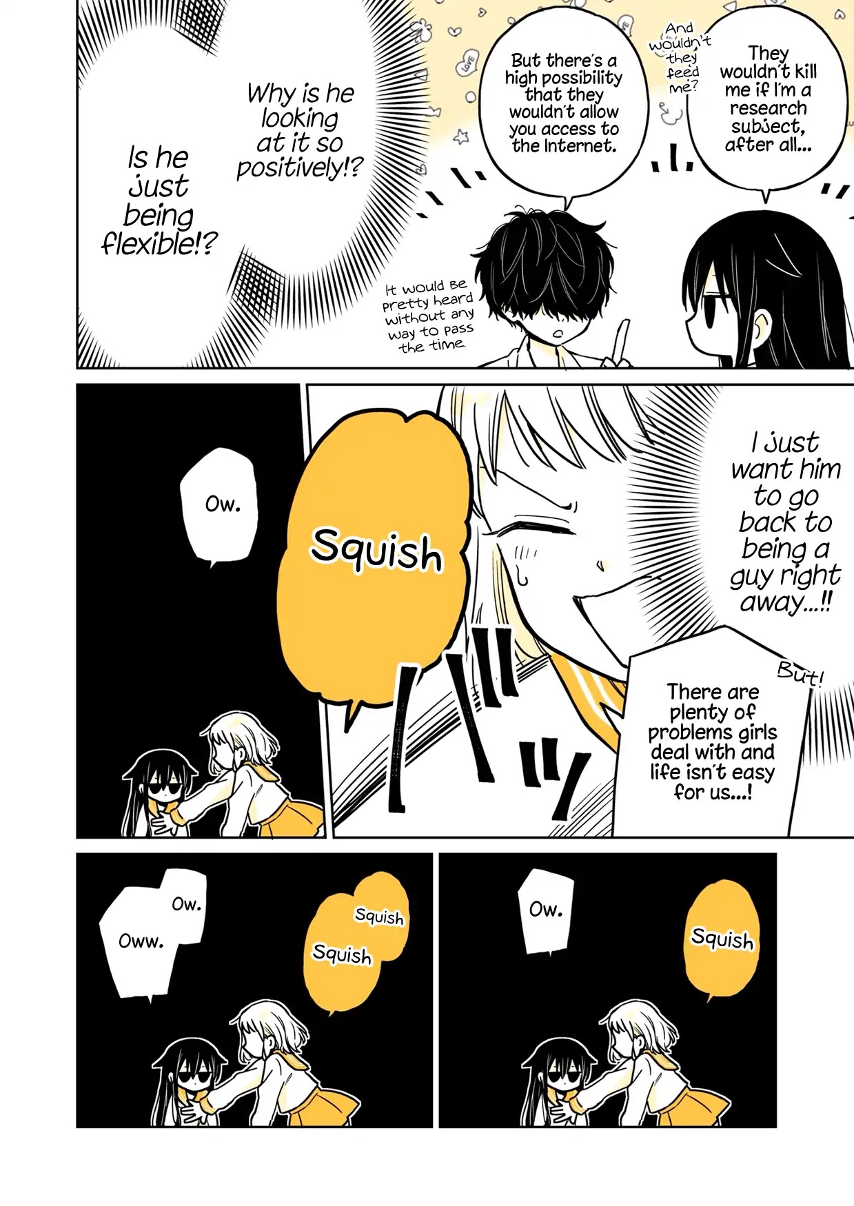 About a Lazy High School Guy Who Woke Up as a Girl One Morning Chapter 9 page 4 - Chapter 9