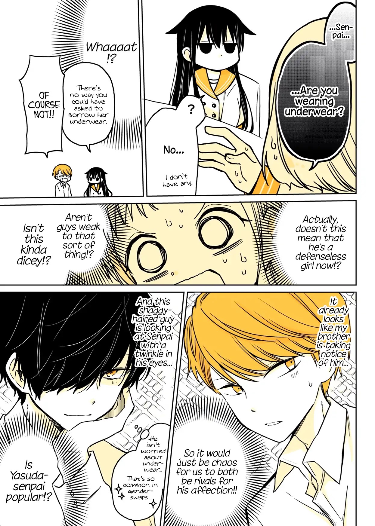 About a Lazy High School Guy Who Woke Up as a Girl One Morning Chapter 9 page 5 - Chapter 9