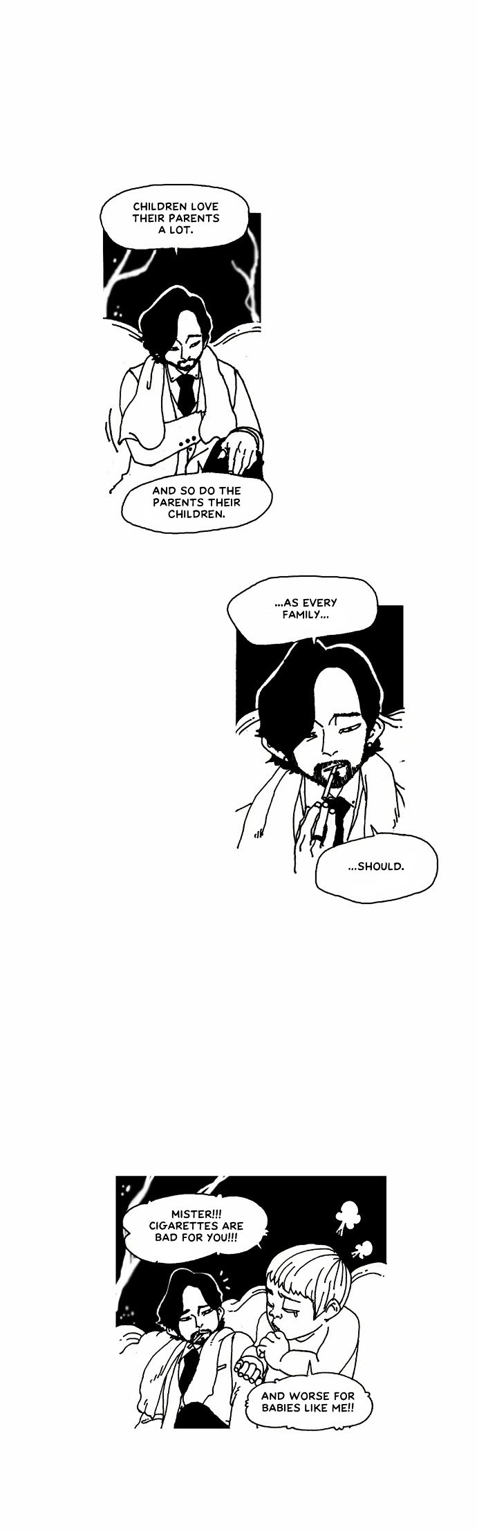 About Death Chapter 15 page 9 - Chapter 15 : I'm fine [with BGM]