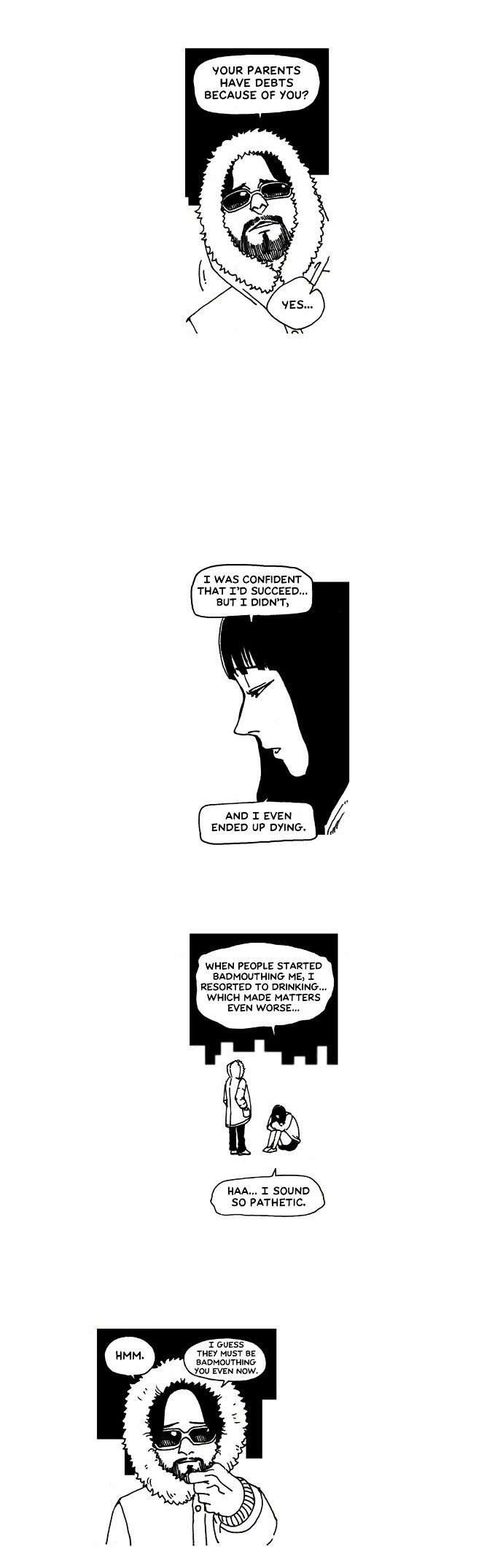 About Death Chapter 19 page 8 - Chapter 19 : Stares [with BGM]