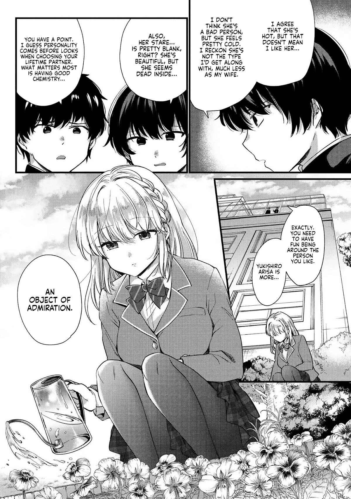 About that time I didn't want to have a matchmaking interview, so I set some impossible conditions and then my classmate showed up Chapter 1 page 11 - Chapter 1