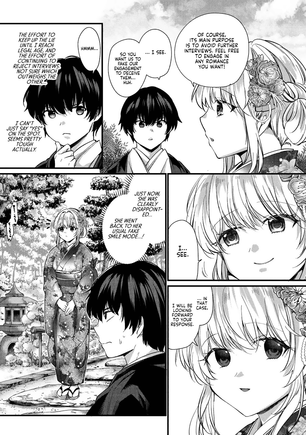 About that time I didn't want to have a matchmaking interview, so I set some impossible conditions and then my classmate showed up Chapter 1 page 18 - Chapter 1