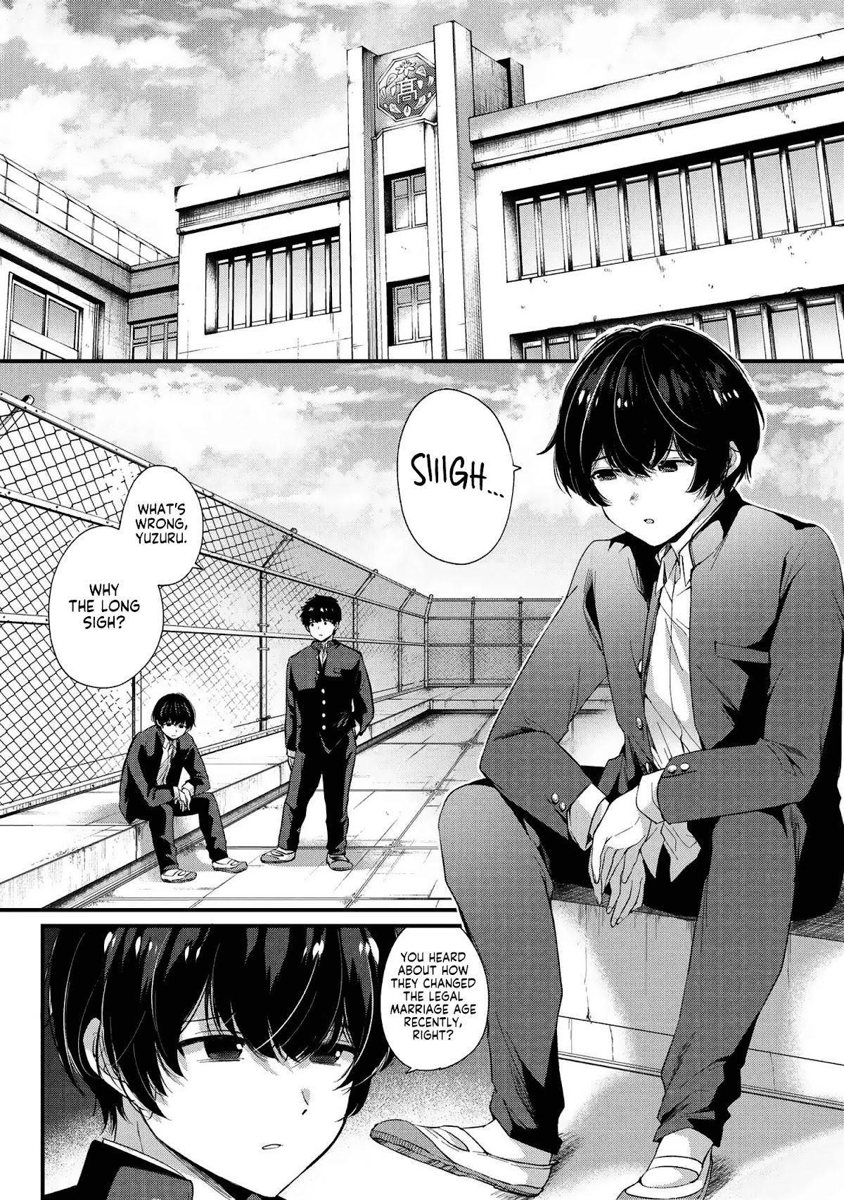 About that time I didn't want to have a matchmaking interview, so I set some impossible conditions and then my classmate showed up Chapter 1 page 3 - Chapter 1