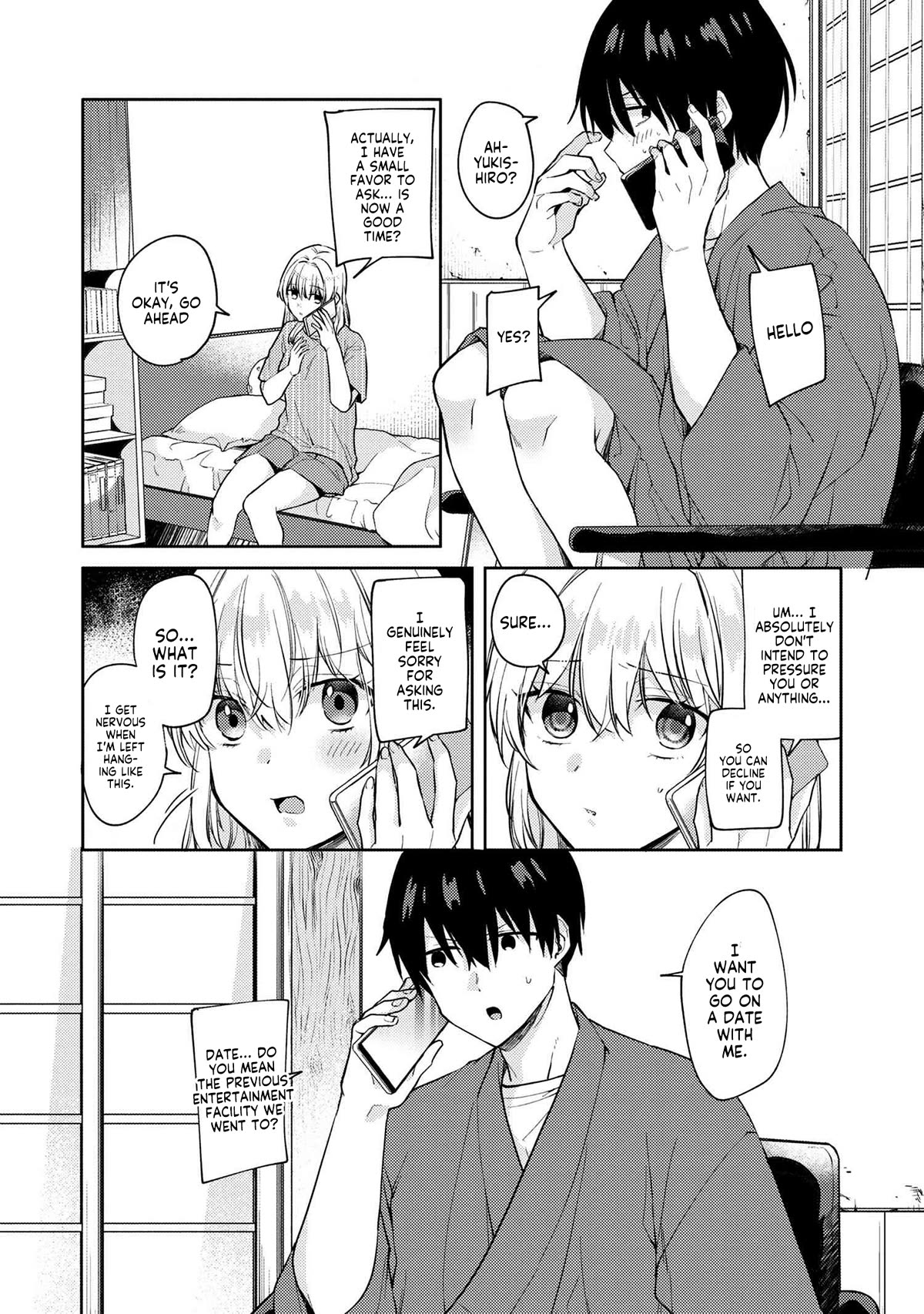 About that time I didn't want to have a matchmaking interview, so I set some impossible conditions and then my classmate showed up Chapter 10.1 page 13 - Chapter 10.1: Pool date with my 'fiancé' - Part 1