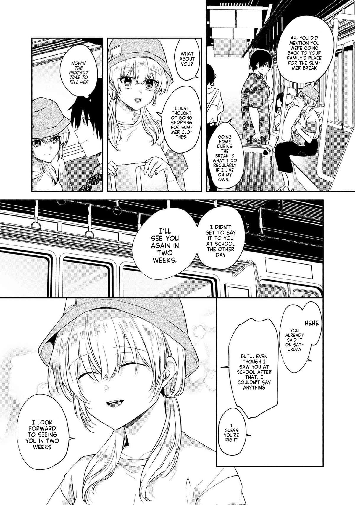 About that time I didn't want to have a matchmaking interview, so I set some impossible conditions and then my classmate showed up Chapter 10.1 page 8 - Chapter 10.1: Pool date with my 'fiancé' - Part 1