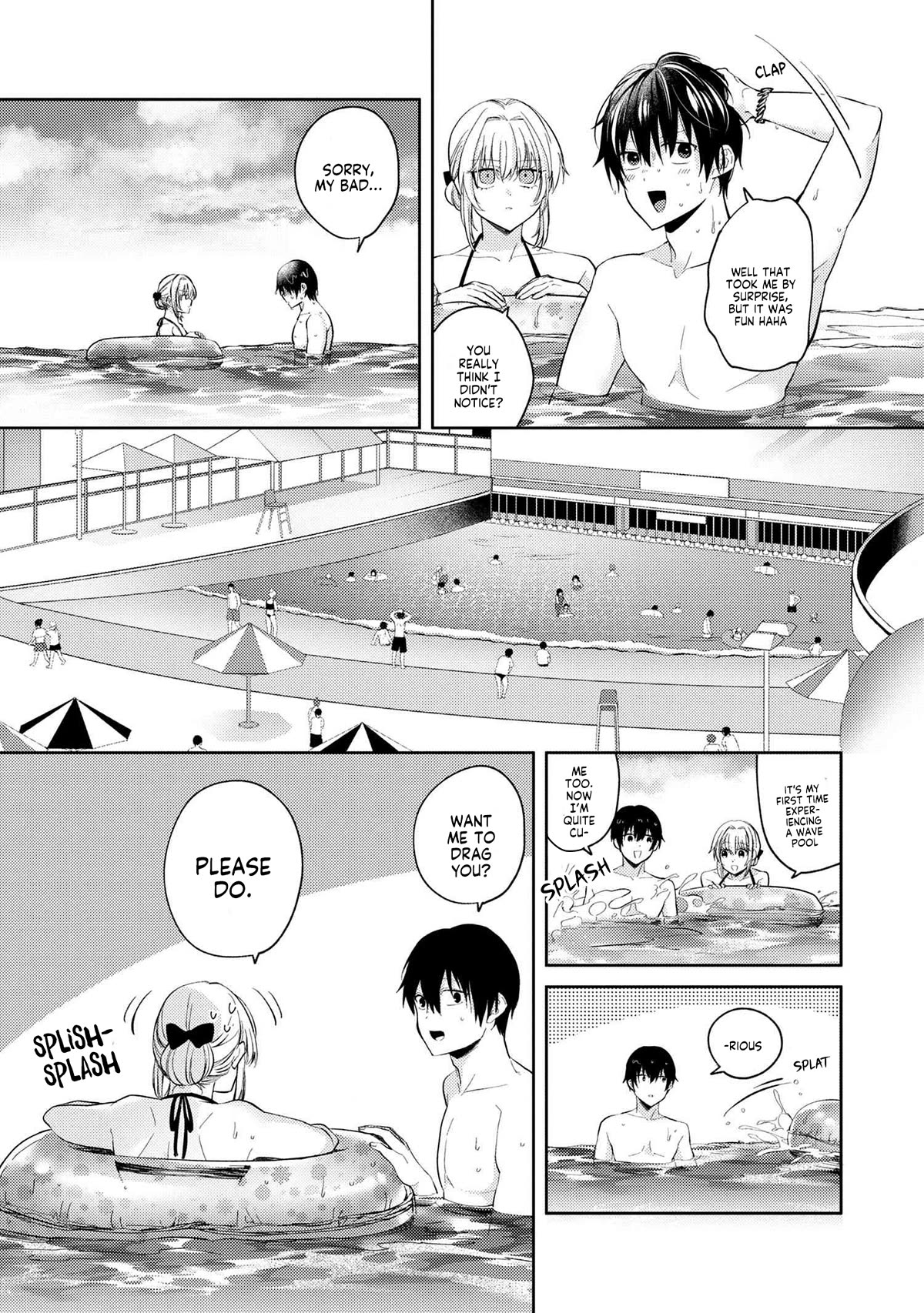 About that time I didn't want to have a matchmaking interview, so I set some impossible conditions and then my classmate showed up Chapter 10.2 page 11 - Chapter 10.2: Pool date with my 'fiancé' - Part 2