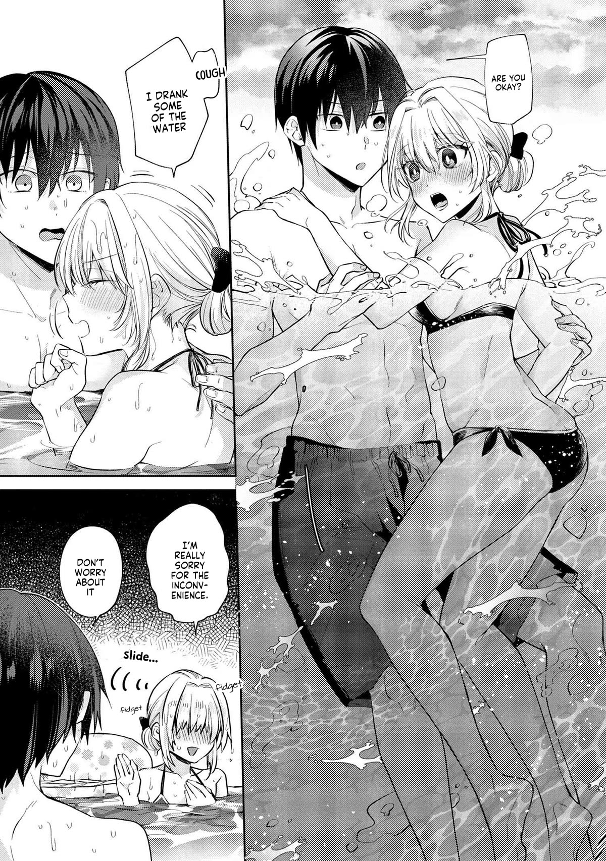 About that time I didn't want to have a matchmaking interview, so I set some impossible conditions and then my classmate showed up Chapter 10.2 page 13 - Chapter 10.2: Pool date with my 'fiancé' - Part 2