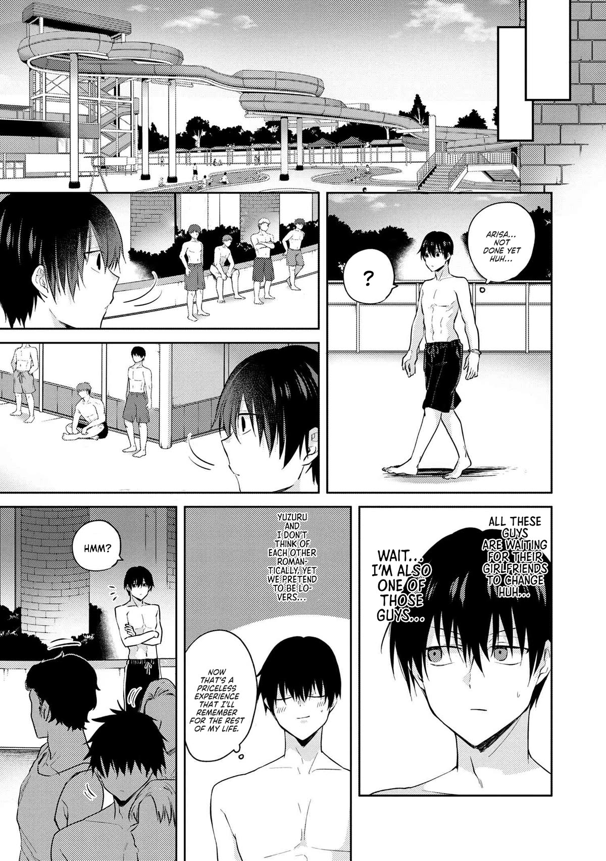 About that time I didn't want to have a matchmaking interview, so I set some impossible conditions and then my classmate showed up Chapter 10.2 page 2 - Chapter 10.2: Pool date with my 'fiancé' - Part 2