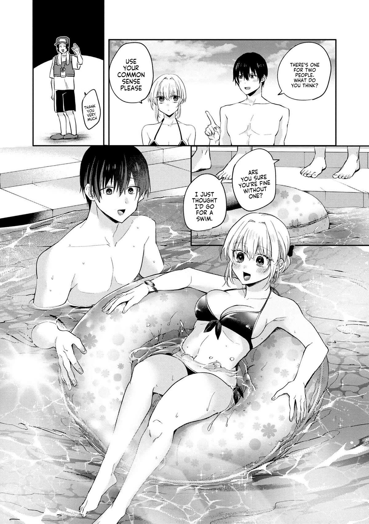 About that time I didn't want to have a matchmaking interview, so I set some impossible conditions and then my classmate showed up Chapter 10.2 page 7 - Chapter 10.2: Pool date with my 'fiancé' - Part 2