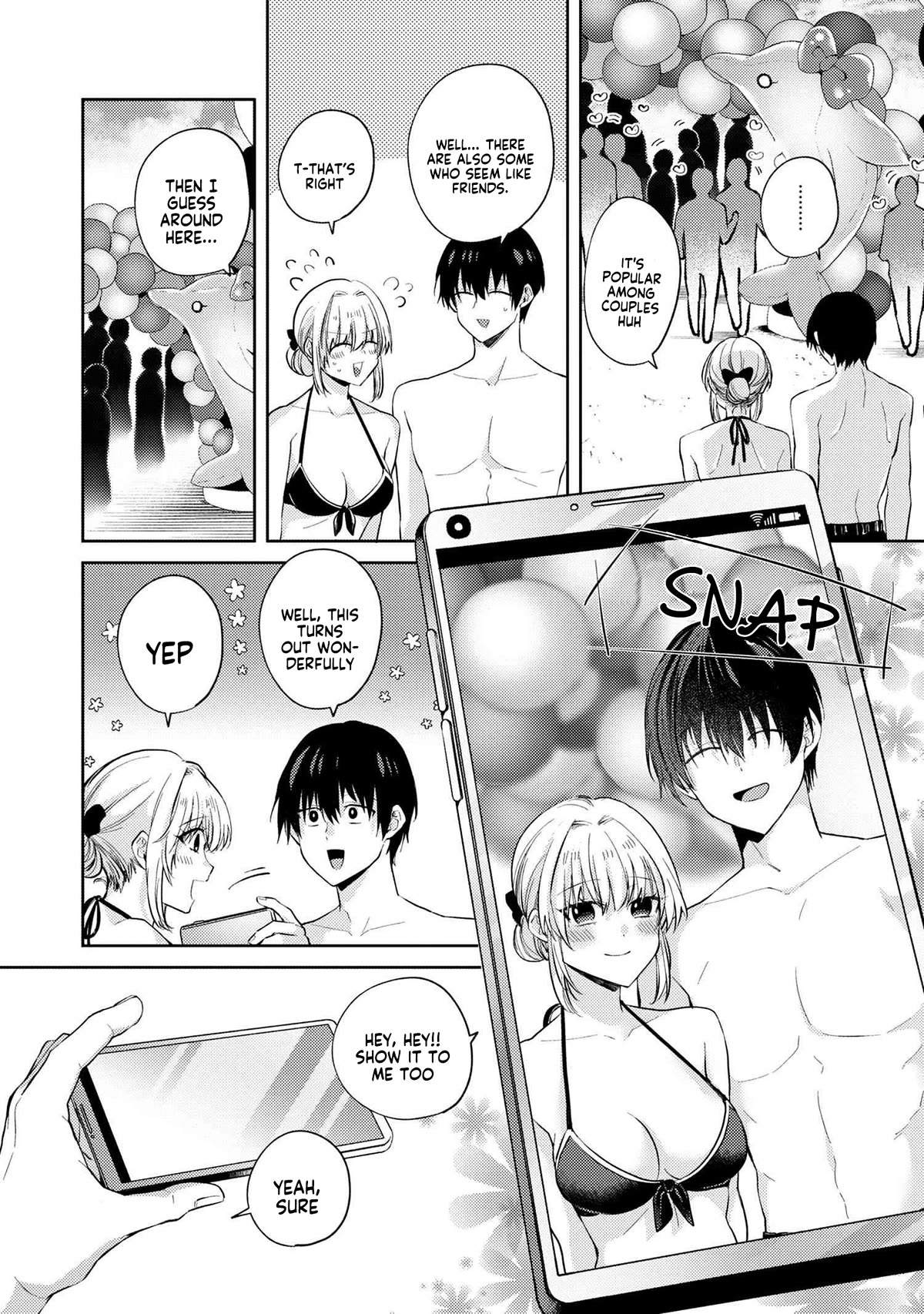 About that time I didn't want to have a matchmaking interview, so I set some impossible conditions and then my classmate showed up Chapter 10.3 page 10 - Chapter 10.3: Pool date with my 'fiancé' - Part 3
