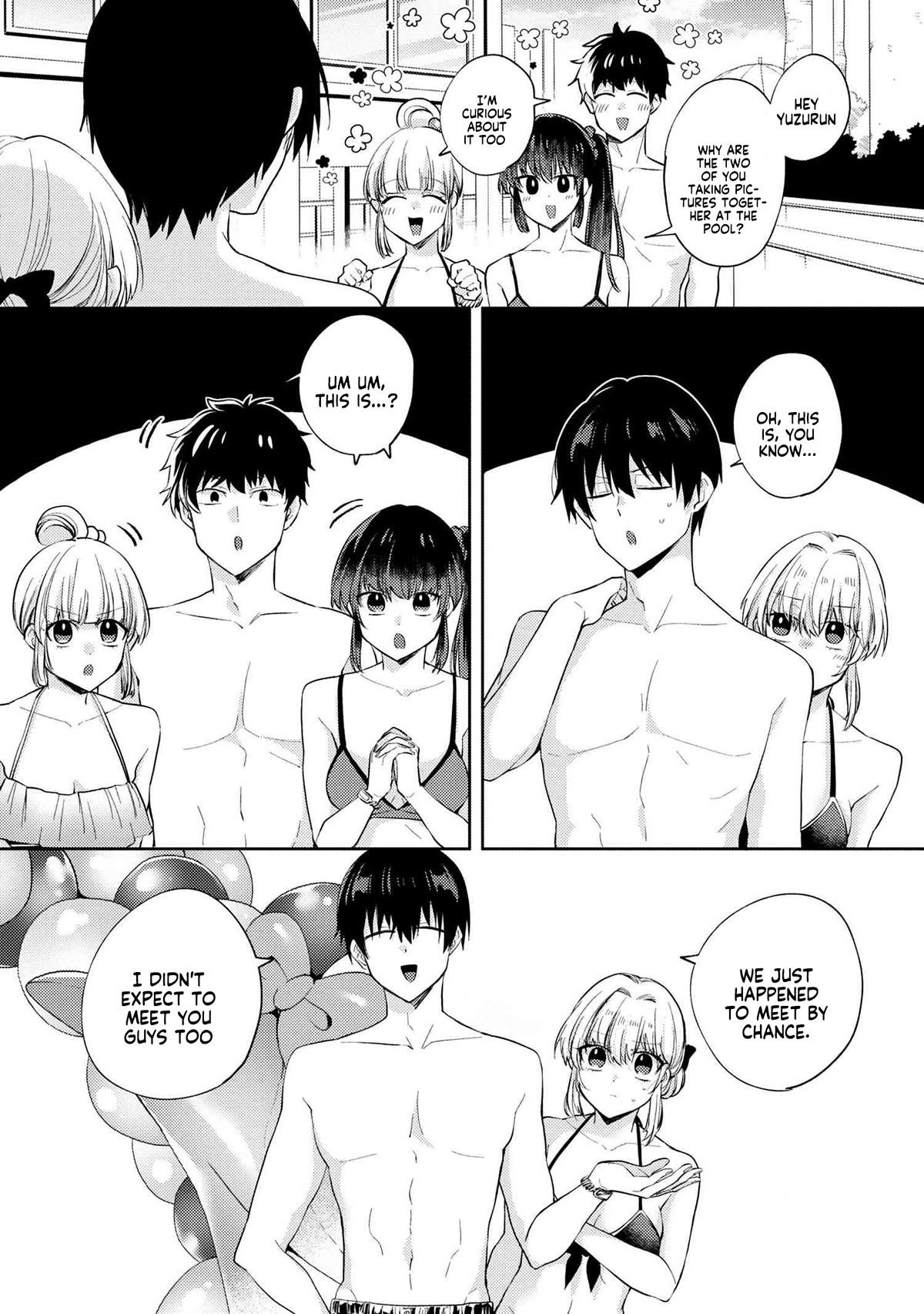 About that time I didn't want to have a matchmaking interview, so I set some impossible conditions and then my classmate showed up Chapter 10.3 page 12 - Chapter 10.3: Pool date with my 'fiancé' - Part 3