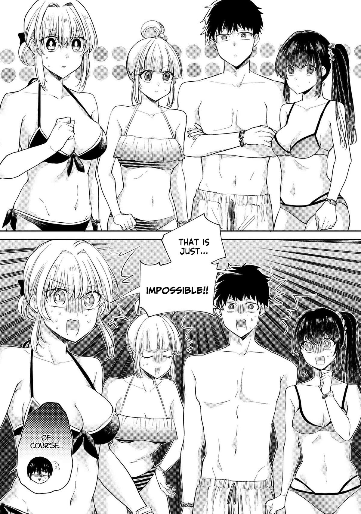About that time I didn't want to have a matchmaking interview, so I set some impossible conditions and then my classmate showed up Chapter 10.3 page 13 - Chapter 10.3: Pool date with my 'fiancé' - Part 3