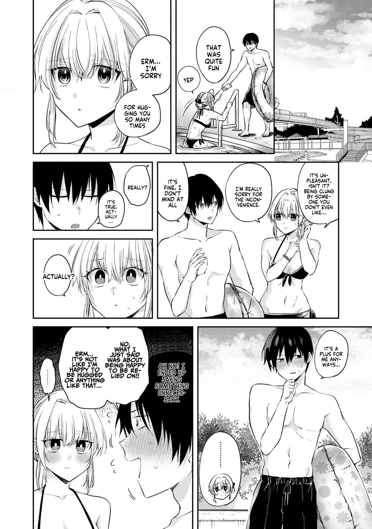 About that time I didn't want to have a matchmaking interview, so I set some impossible conditions and then my classmate showed up Chapter 10.3 page 5 - Chapter 10.3: Pool date with my 'fiancé' - Part 3