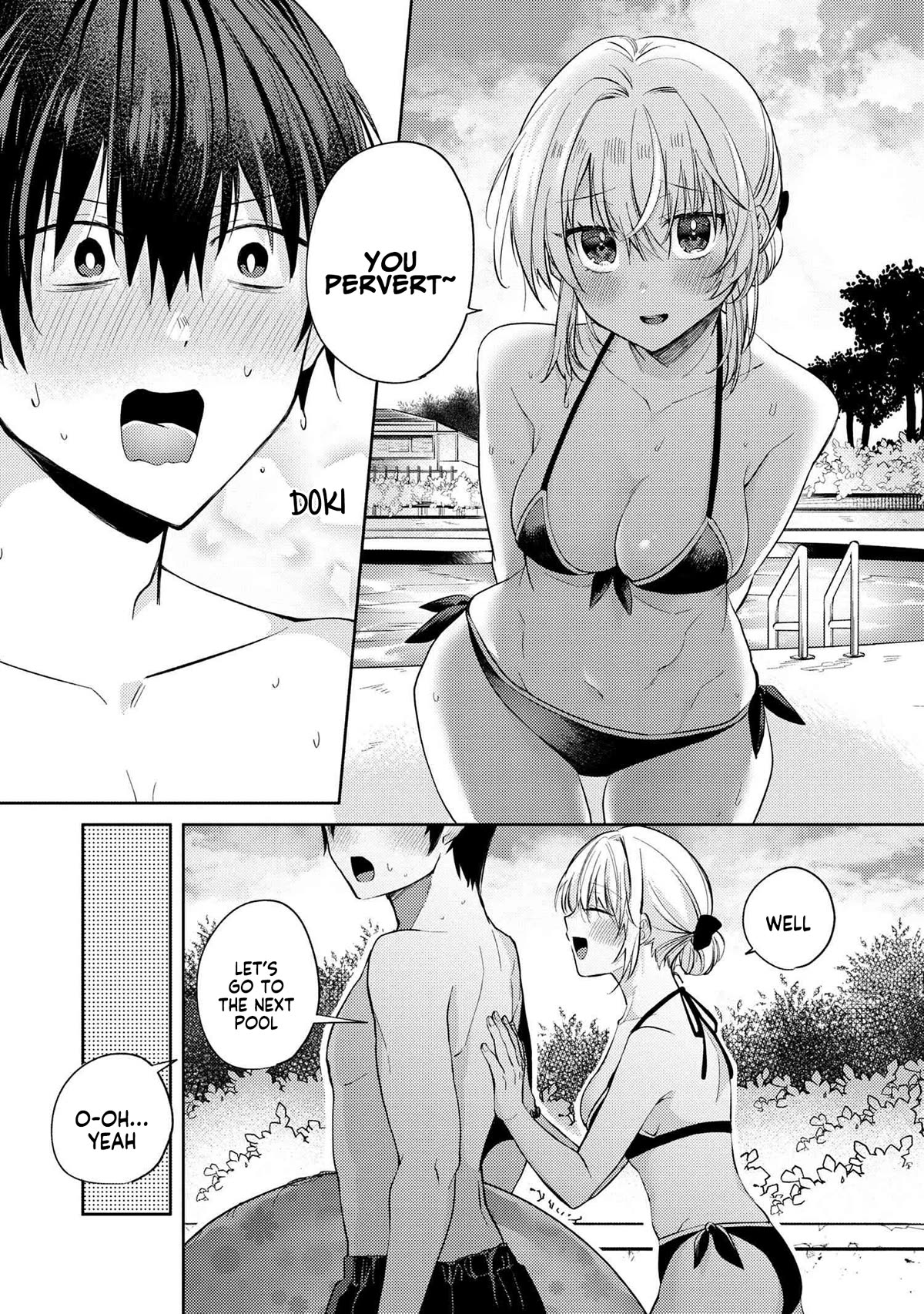 About that time I didn't want to have a matchmaking interview, so I set some impossible conditions and then my classmate showed up Chapter 10.3 page 6 - Chapter 10.3: Pool date with my 'fiancé' - Part 3