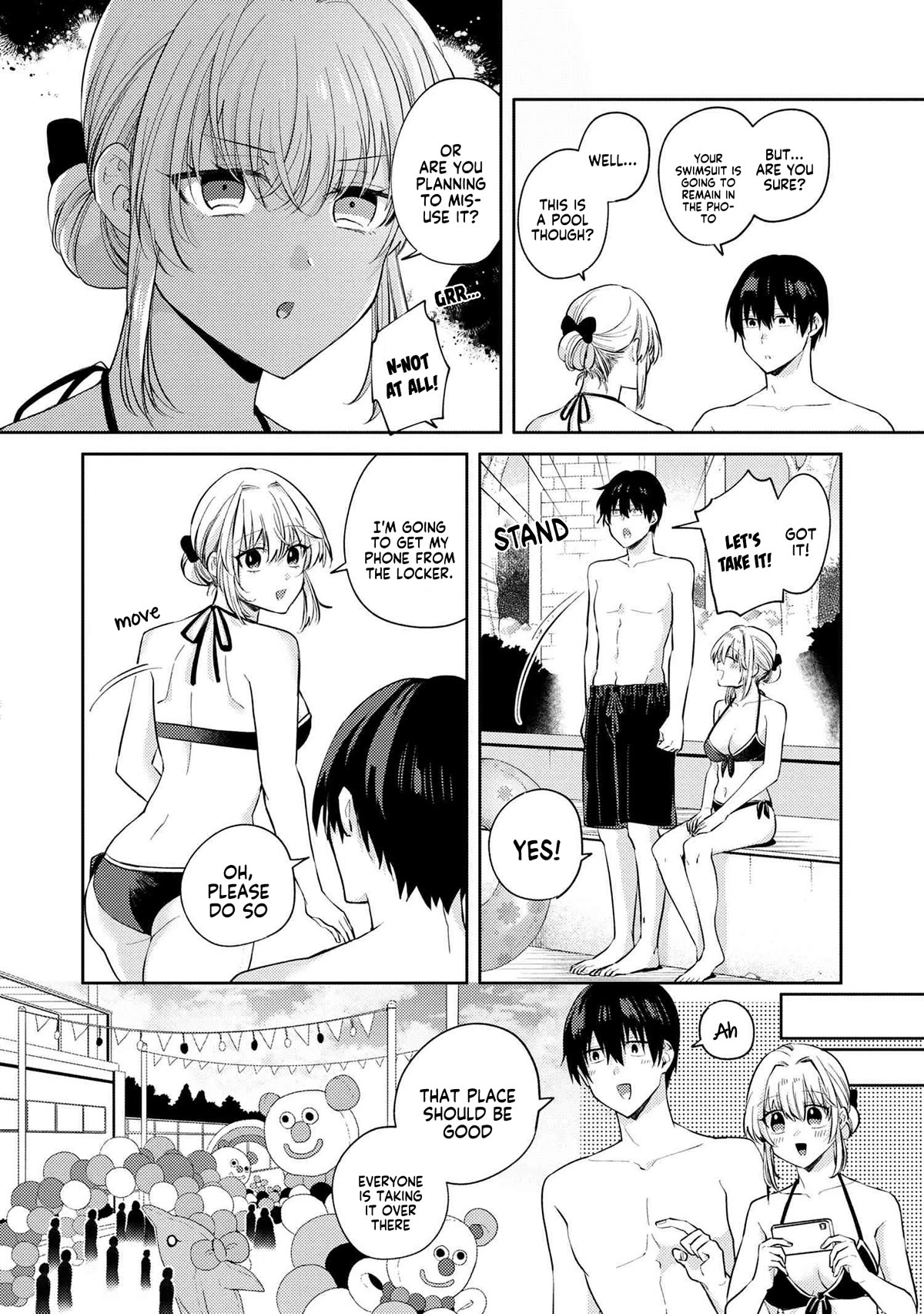 About that time I didn't want to have a matchmaking interview, so I set some impossible conditions and then my classmate showed up Chapter 10.3 page 9 - Chapter 10.3: Pool date with my 'fiancé' - Part 3