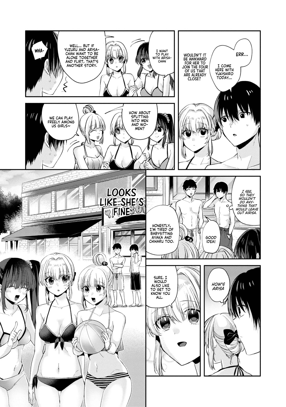 About that time I didn't want to have a matchmaking interview, so I set some impossible conditions and then my classmate showed up Chapter 10.4 page 11 - Chapter 10.4: Pool date with my 'fiancé' - Part 4