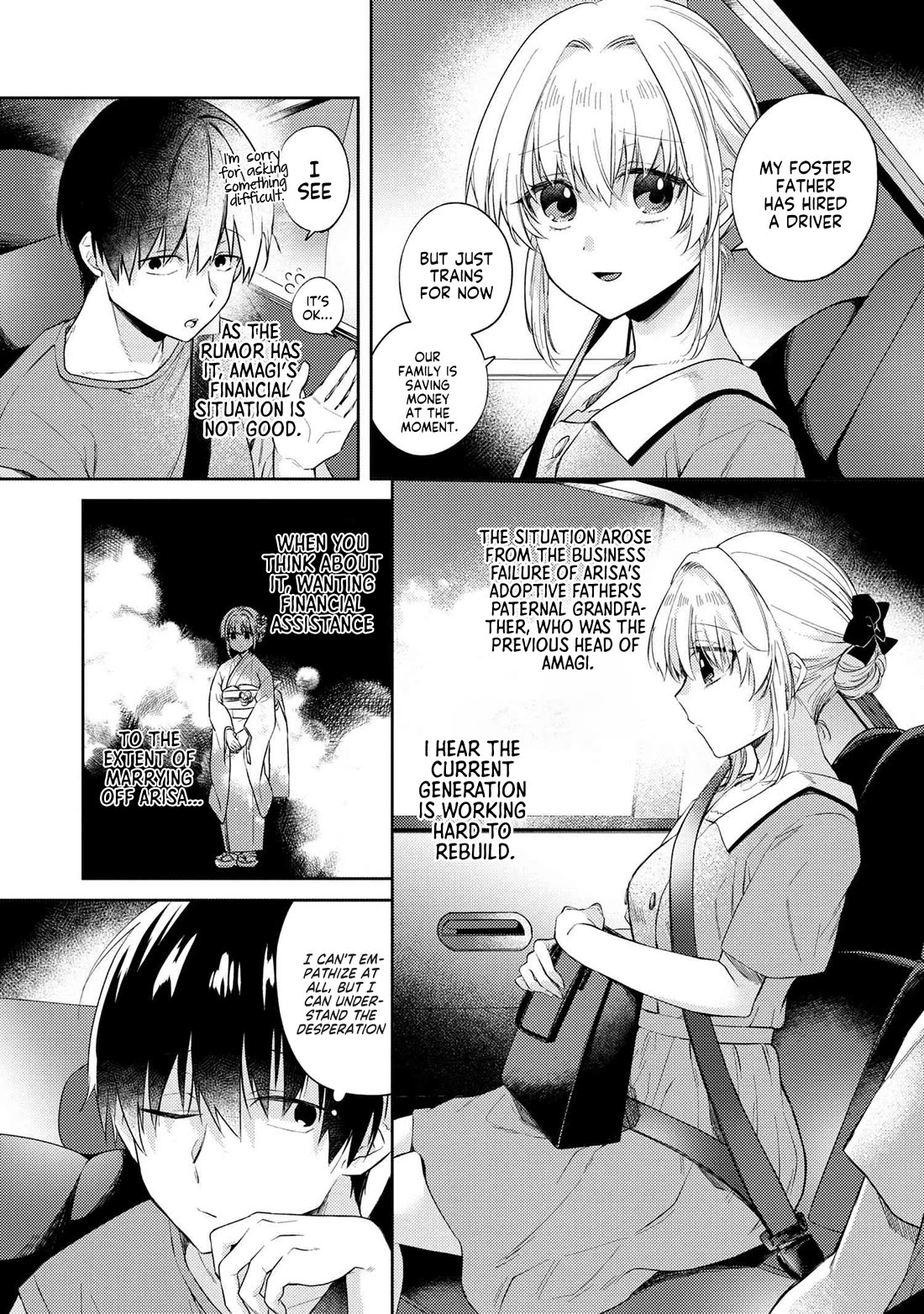 About that time I didn't want to have a matchmaking interview, so I set some impossible conditions and then my classmate showed up Chapter 10.5 page 15 - Chapter 10.5: Pool date with my 'fiancé' - Part 5