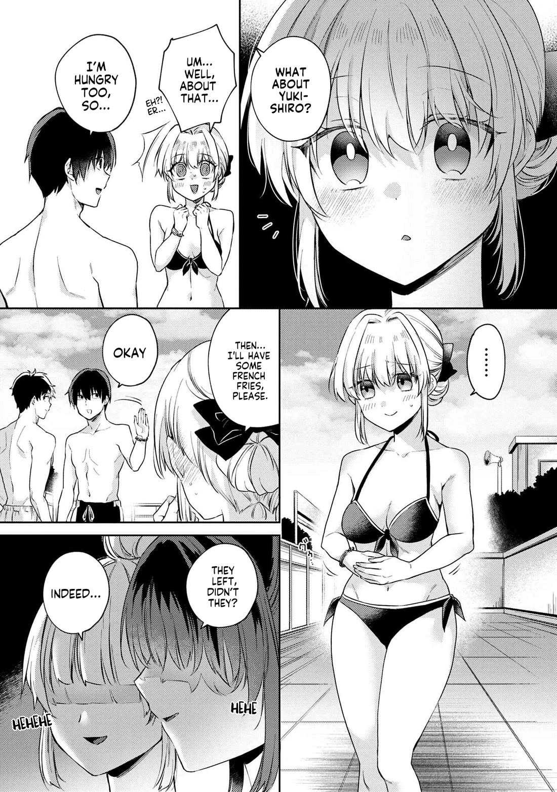About that time I didn't want to have a matchmaking interview, so I set some impossible conditions and then my classmate showed up Chapter 10.5 page 4 - Chapter 10.5: Pool date with my 'fiancé' - Part 5