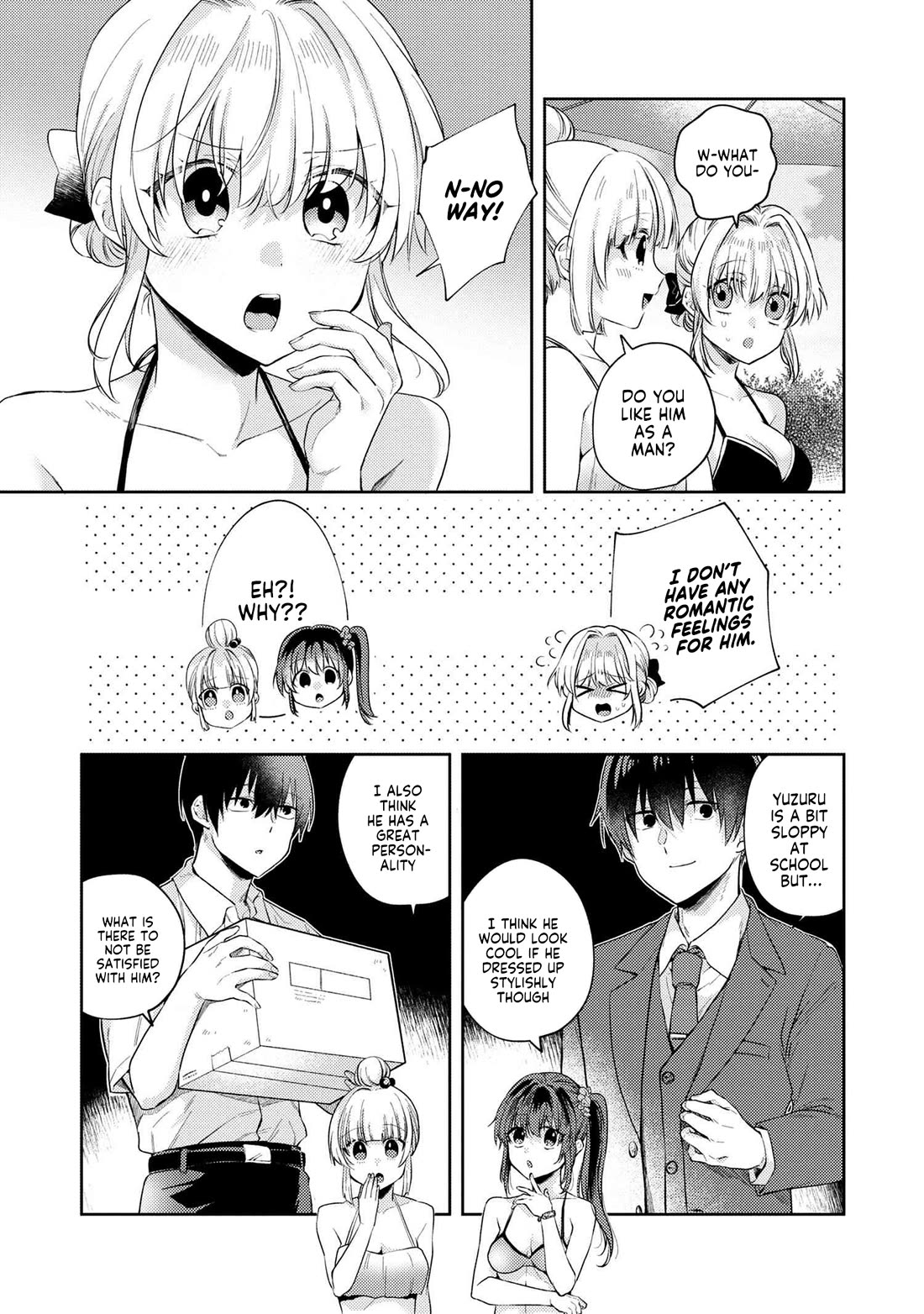 About that time I didn't want to have a matchmaking interview, so I set some impossible conditions and then my classmate showed up Chapter 10.5 page 6 - Chapter 10.5: Pool date with my 'fiancé' - Part 5