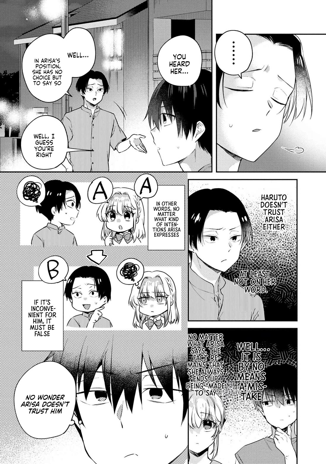 About that time I didn't want to have a matchmaking interview, so I set some impossible conditions and then my classmate showed up Chapter 10.6 page 11 - Chapter 10.6: Pool date with my 'fiancé' - Part 6