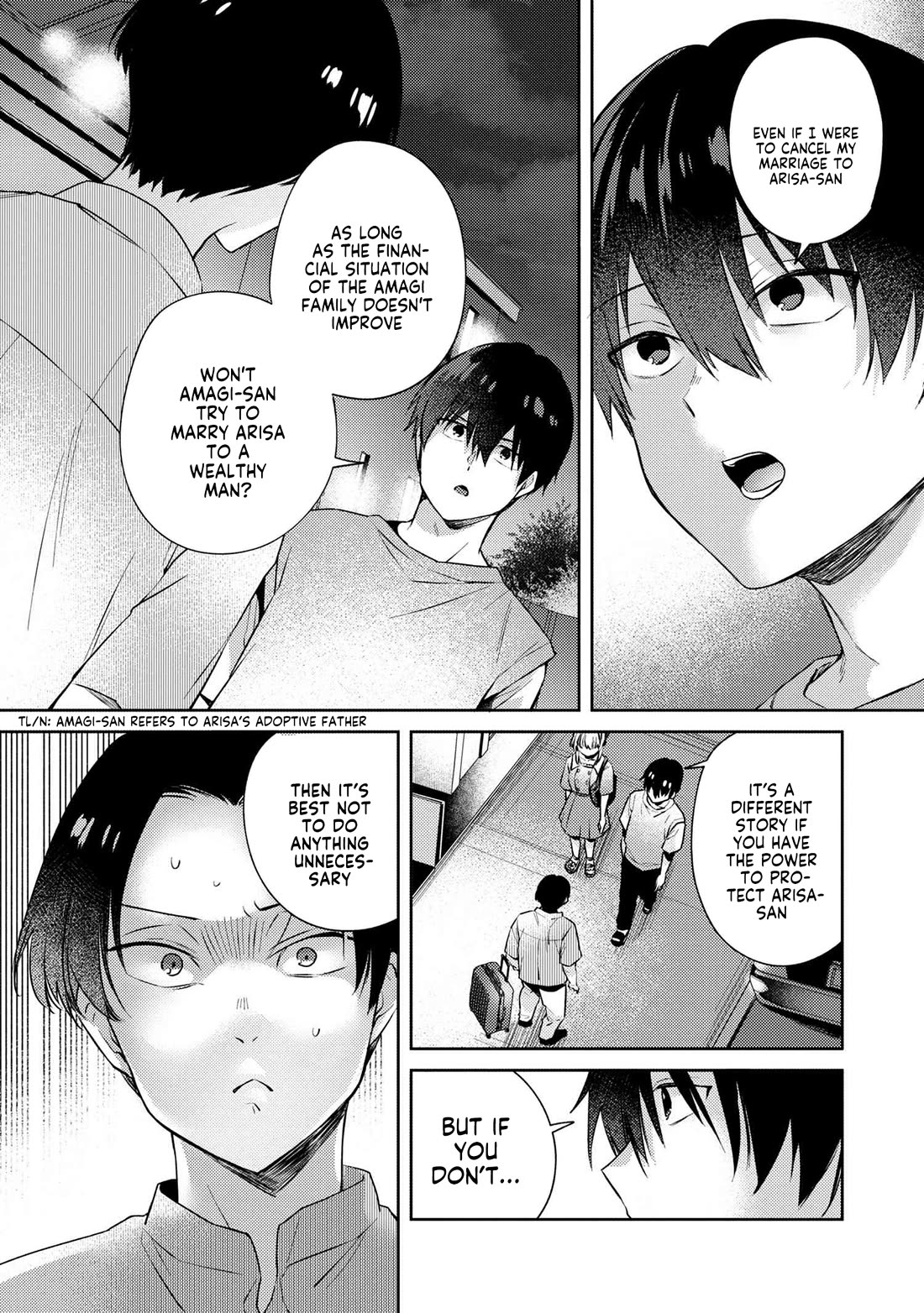 About that time I didn't want to have a matchmaking interview, so I set some impossible conditions and then my classmate showed up Chapter 10.6 page 14 - Chapter 10.6: Pool date with my 'fiancé' - Part 6