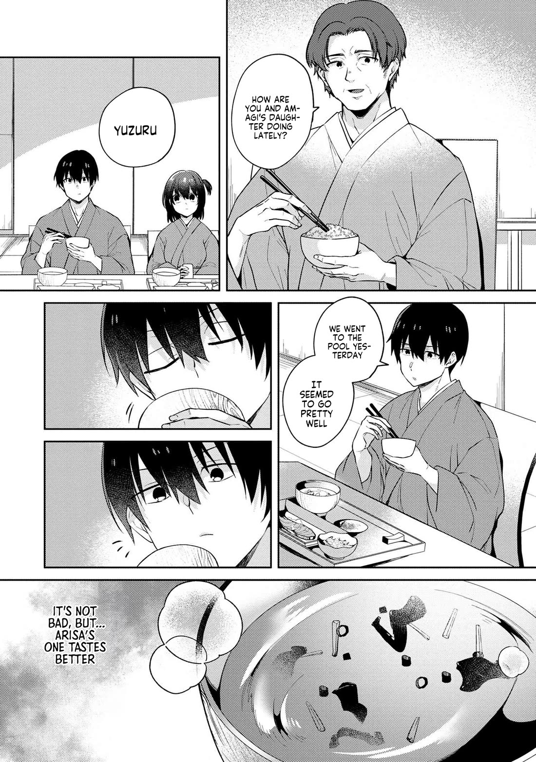 About that time I didn't want to have a matchmaking interview, so I set some impossible conditions and then my classmate showed up Chapter 10.6 page 18 - Chapter 10.6: Pool date with my 'fiancé' - Part 6