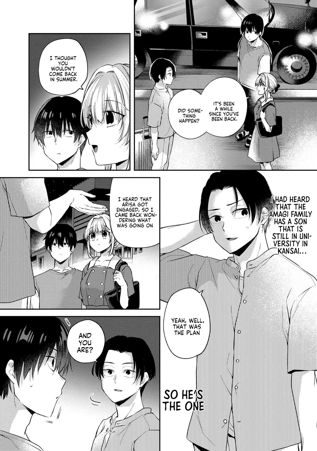 About that time I didn't want to have a matchmaking interview, so I set some impossible conditions and then my classmate showed up Chapter 10.6 page 3 - Chapter 10.6: Pool date with my 'fiancé' - Part 6