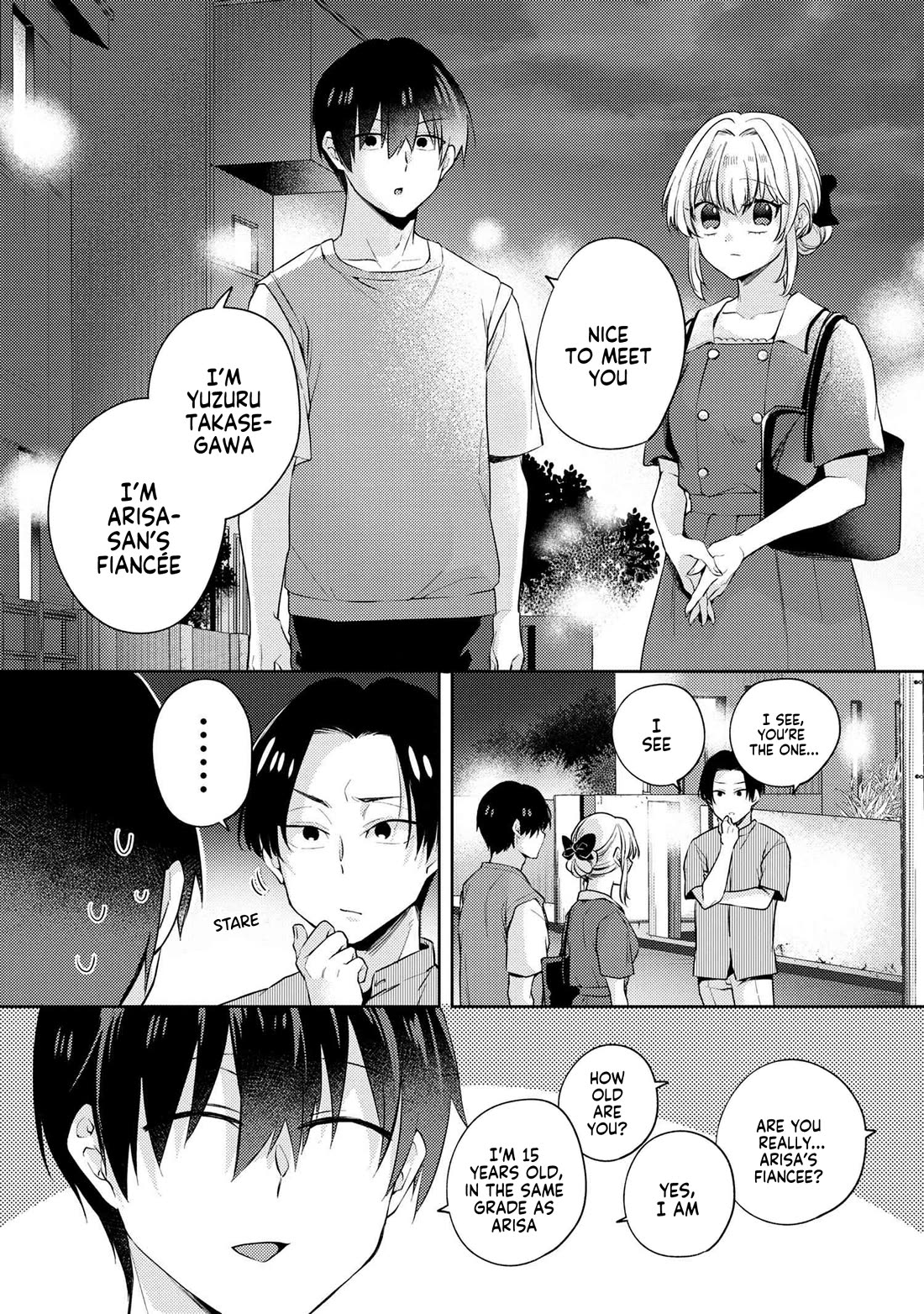 About that time I didn't want to have a matchmaking interview, so I set some impossible conditions and then my classmate showed up Chapter 10.6 page 4 - Chapter 10.6: Pool date with my 'fiancé' - Part 6