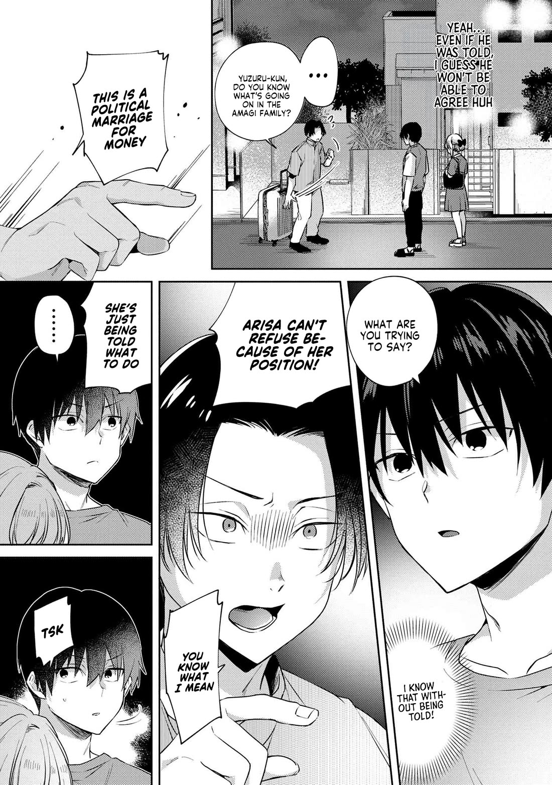 About that time I didn't want to have a matchmaking interview, so I set some impossible conditions and then my classmate showed up Chapter 10.6 page 9 - Chapter 10.6: Pool date with my 'fiancé' - Part 6