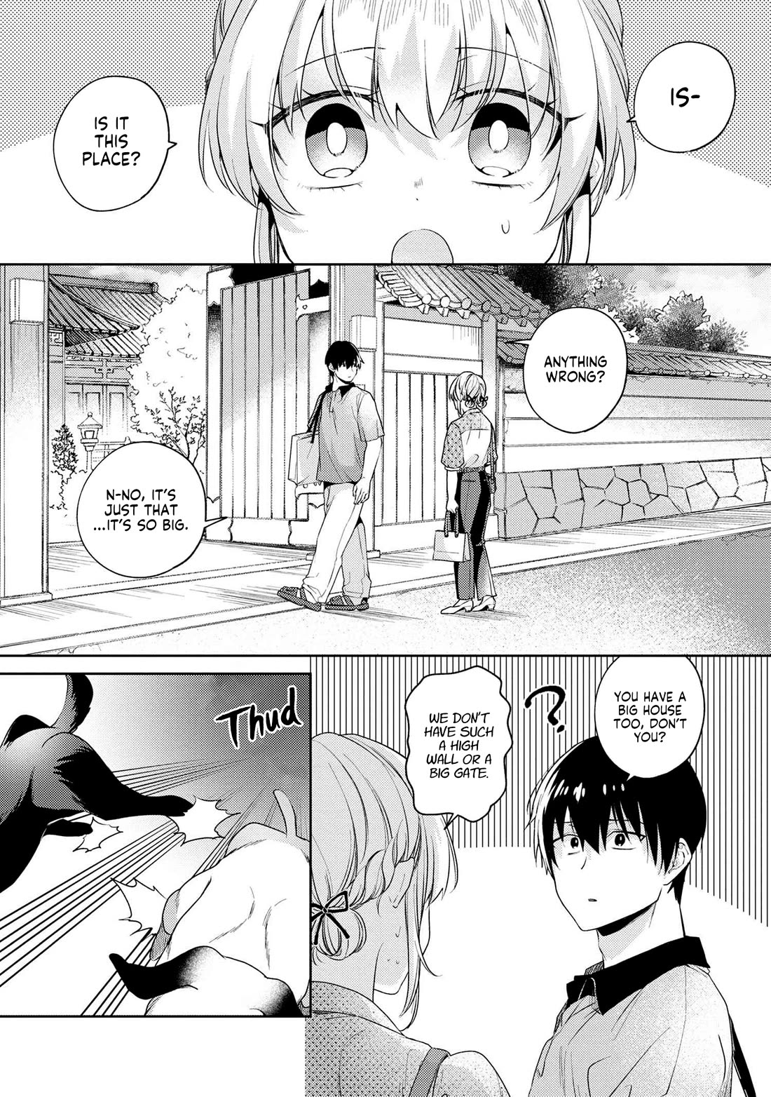 About that time I didn't want to have a matchmaking interview, so I set some impossible conditions and then my classmate showed up Chapter 11.1 page 12 - Chapter 11.1: Lies of “Fiancée” and Summer Festival - Part 1
