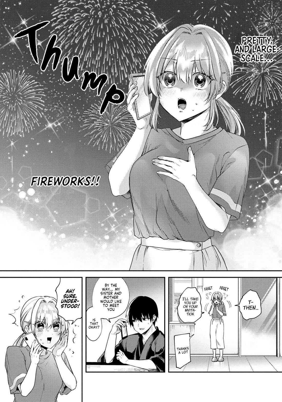 About that time I didn't want to have a matchmaking interview, so I set some impossible conditions and then my classmate showed up Chapter 11.1 page 3 - Chapter 11.1: Lies of “Fiancée” and Summer Festival - Part 1