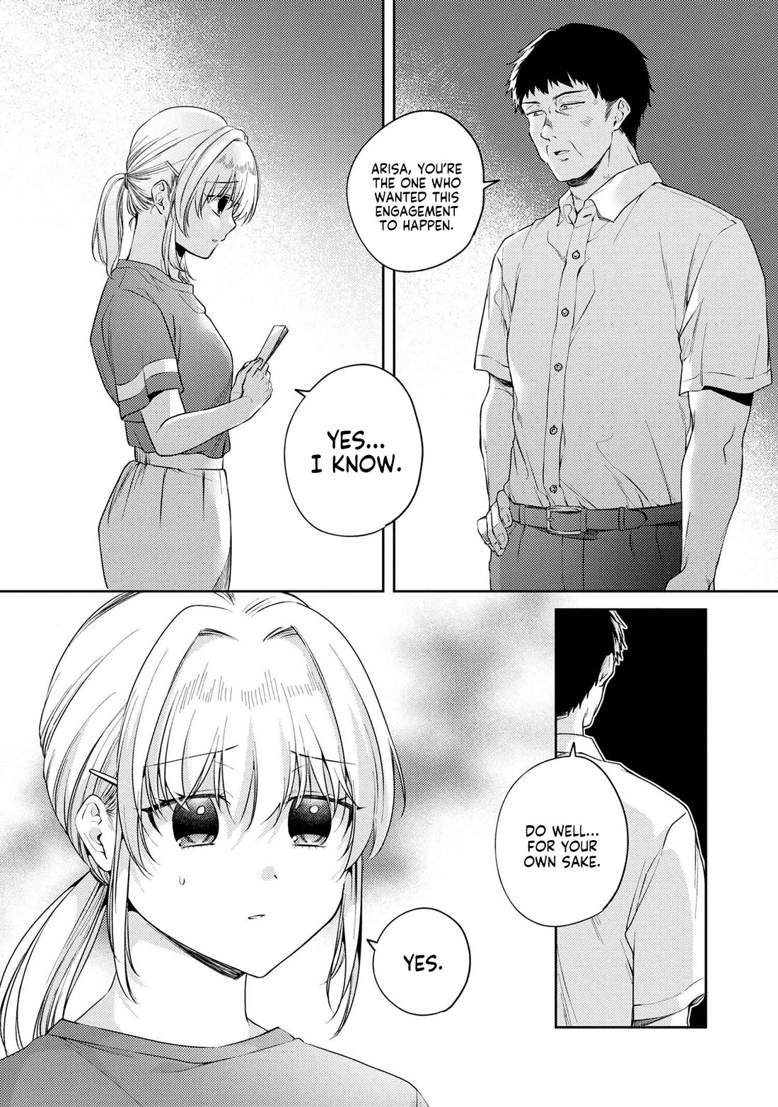 About that time I didn't want to have a matchmaking interview, so I set some impossible conditions and then my classmate showed up Chapter 11.1 page 9 - Chapter 11.1: Lies of “Fiancée” and Summer Festival - Part 1
