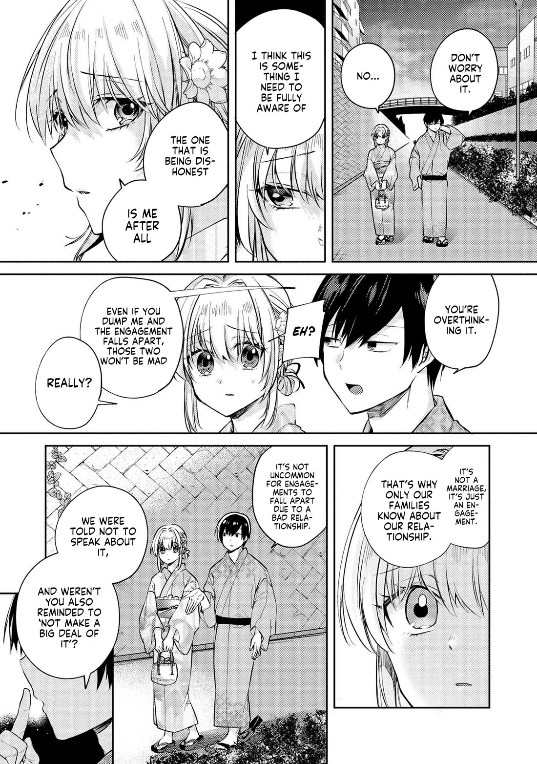 About that time I didn't want to have a matchmaking interview, so I set some impossible conditions and then my classmate showed up Chapter 11.2 page 11 - Chapter 11.2: Lies of “Fiancée” and Summer Festival - Part 2