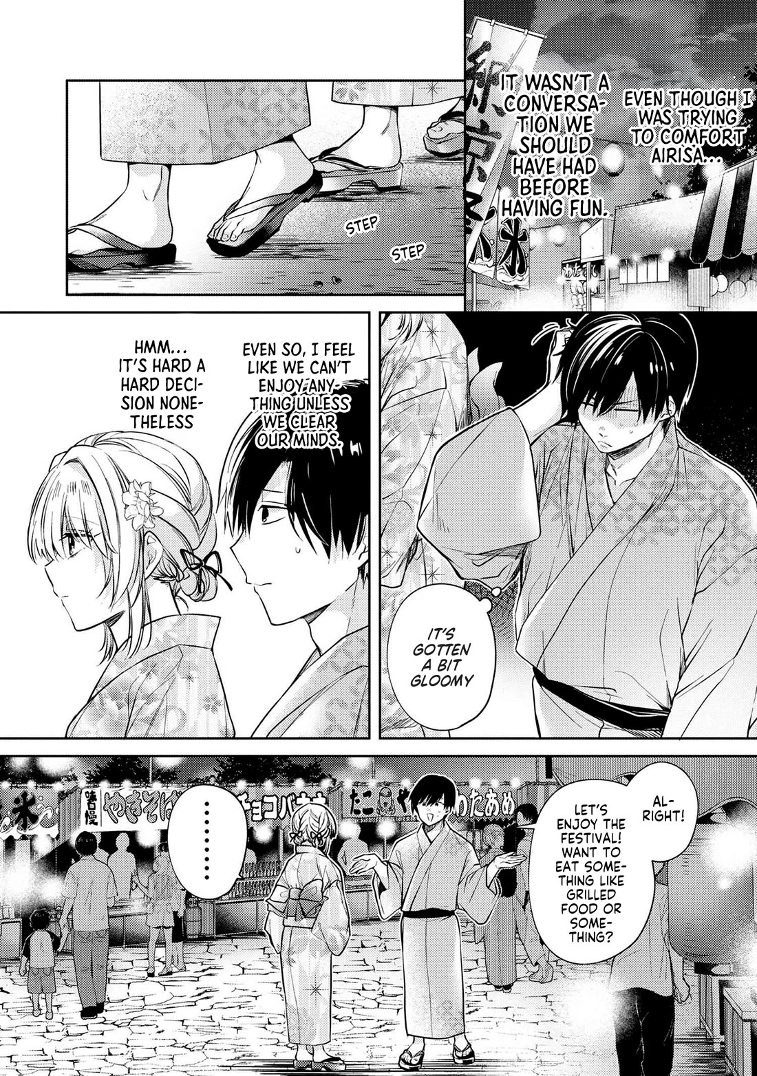 About that time I didn't want to have a matchmaking interview, so I set some impossible conditions and then my classmate showed up Chapter 11.2 page 16 - Chapter 11.2: Lies of “Fiancée” and Summer Festival - Part 2