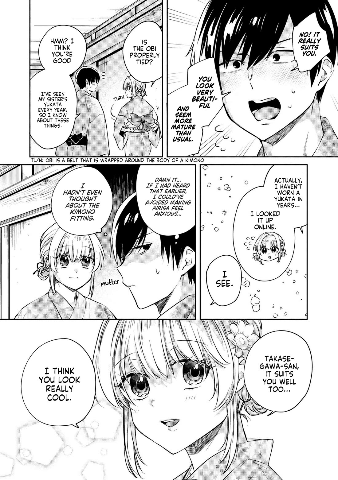 About that time I didn't want to have a matchmaking interview, so I set some impossible conditions and then my classmate showed up Chapter 11.2 page 6 - Chapter 11.2: Lies of “Fiancée” and Summer Festival - Part 2
