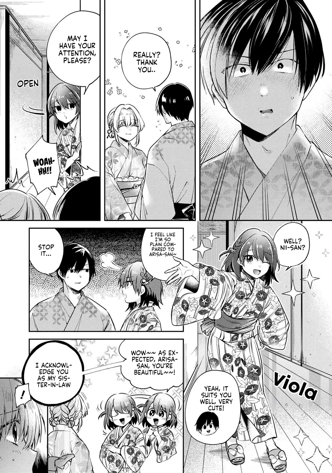 About that time I didn't want to have a matchmaking interview, so I set some impossible conditions and then my classmate showed up Chapter 11.2 page 7 - Chapter 11.2: Lies of “Fiancée” and Summer Festival - Part 2