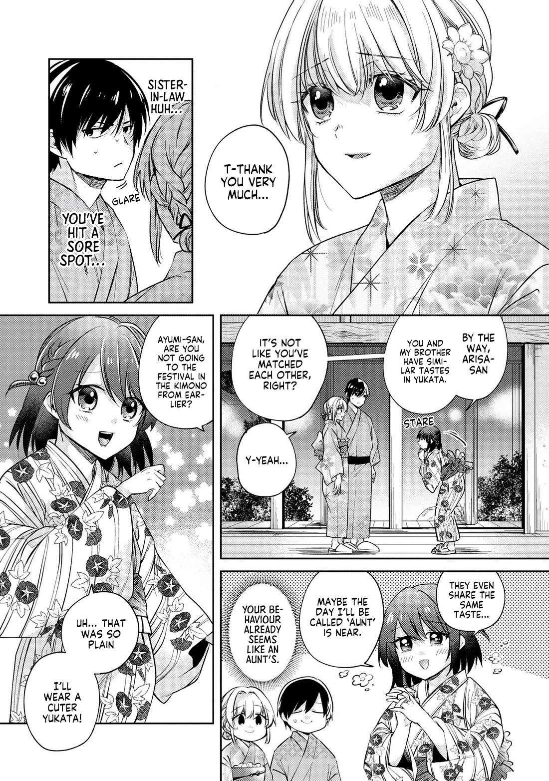 About that time I didn't want to have a matchmaking interview, so I set some impossible conditions and then my classmate showed up Chapter 11.2 page 8 - Chapter 11.2: Lies of “Fiancée” and Summer Festival - Part 2