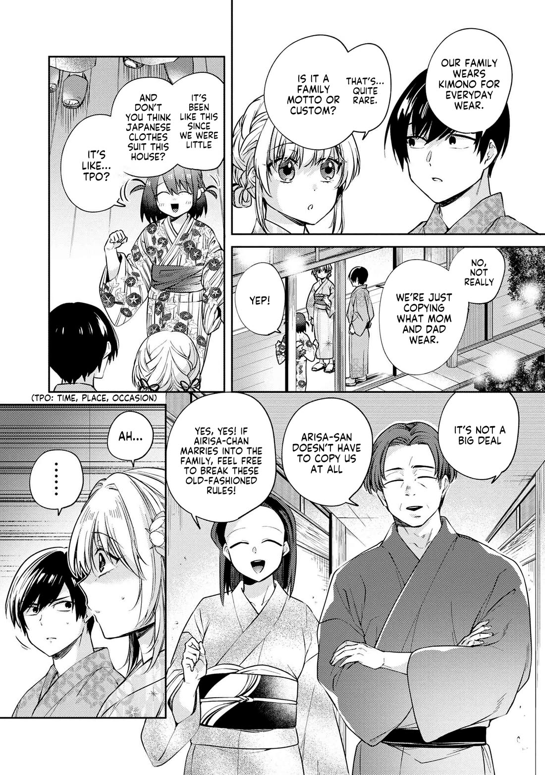 About that time I didn't want to have a matchmaking interview, so I set some impossible conditions and then my classmate showed up Chapter 11.2 page 9 - Chapter 11.2: Lies of “Fiancée” and Summer Festival - Part 2