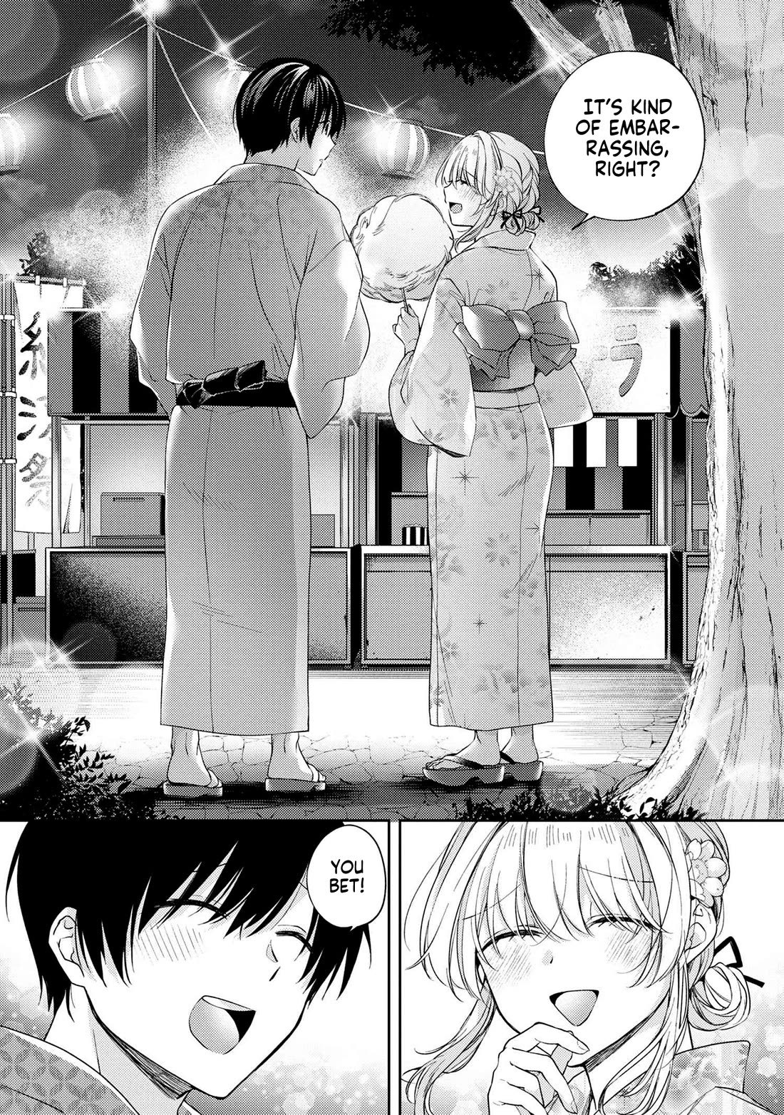 About that time I didn't want to have a matchmaking interview, so I set some impossible conditions and then my classmate showed up Chapter 12.1 page 10 - Chapter 12.1: Lies of “Fiancée” and Summer Festival - Part 2