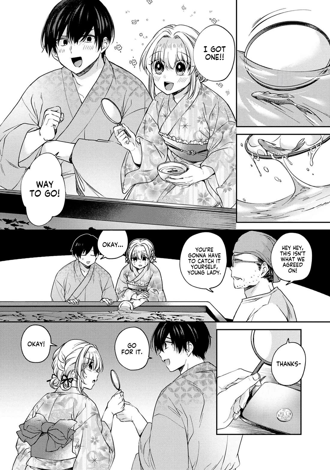 About that time I didn't want to have a matchmaking interview, so I set some impossible conditions and then my classmate showed up Chapter 12.1 page 15 - Chapter 12.1: Lies of “Fiancée” and Summer Festival - Part 2