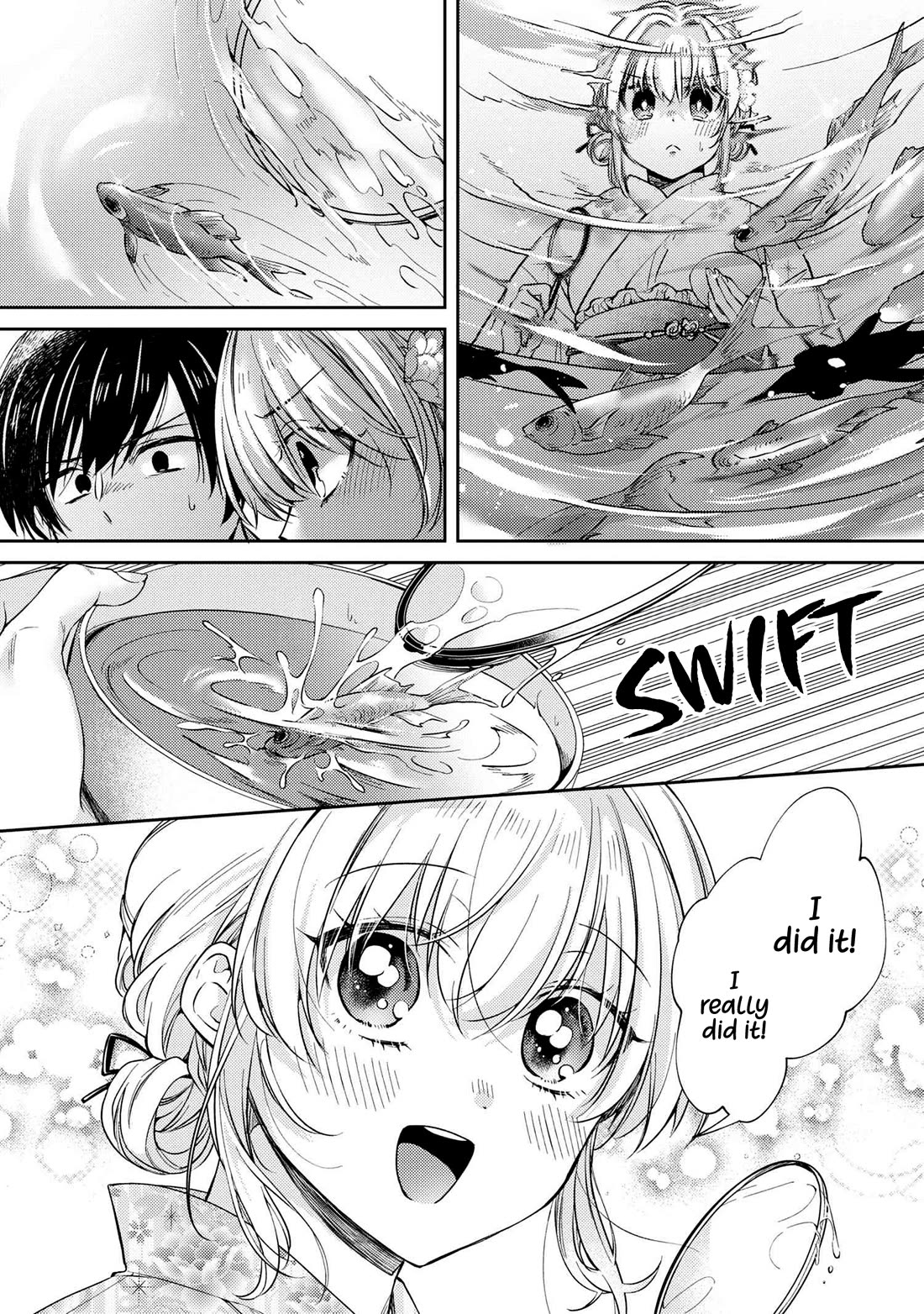 About that time I didn't want to have a matchmaking interview, so I set some impossible conditions and then my classmate showed up Chapter 12.1 page 16 - Chapter 12.1: Lies of “Fiancée” and Summer Festival - Part 2