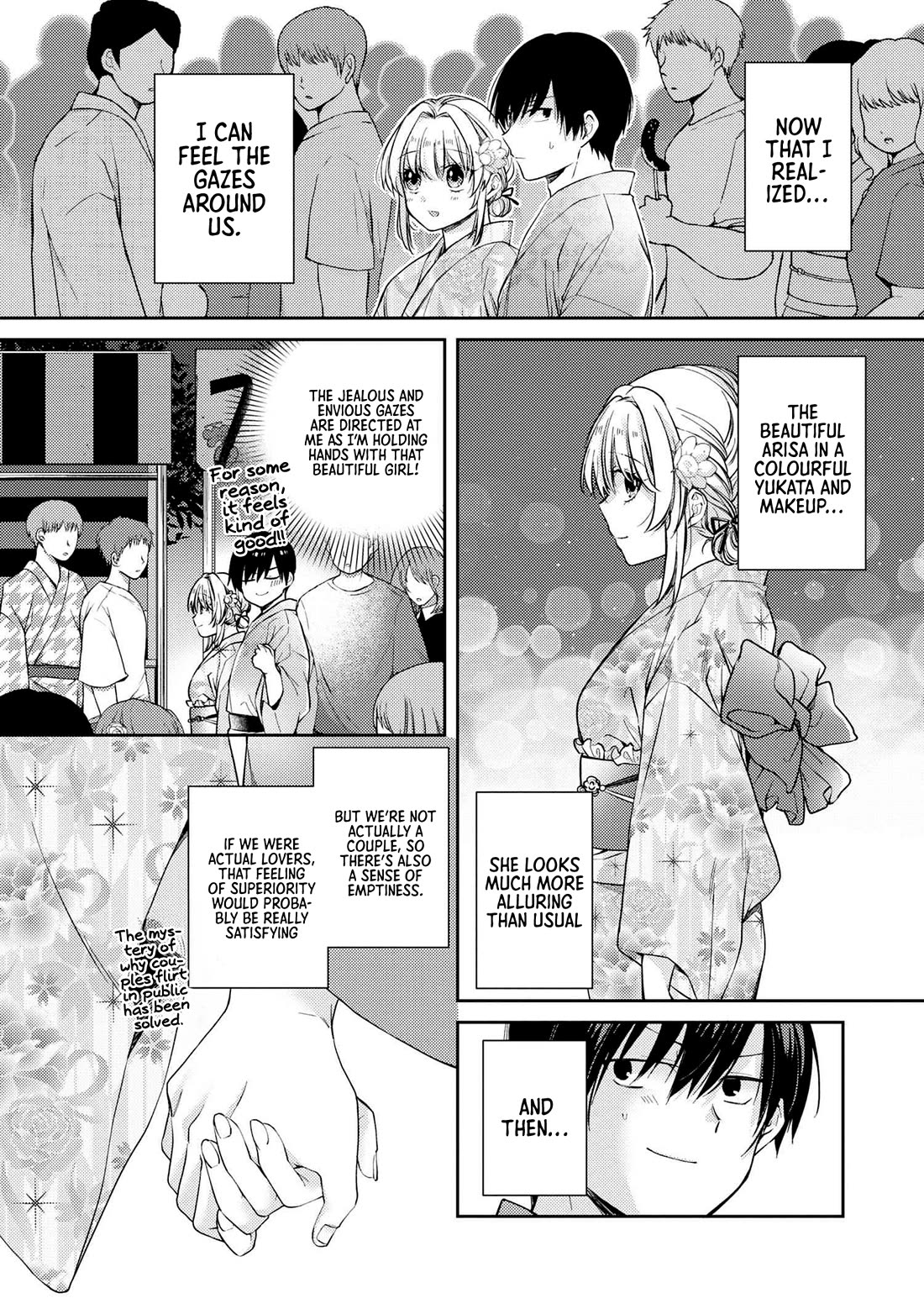 About that time I didn't want to have a matchmaking interview, so I set some impossible conditions and then my classmate showed up Chapter 12.1 page 6 - Chapter 12.1: Lies of “Fiancée” and Summer Festival - Part 2