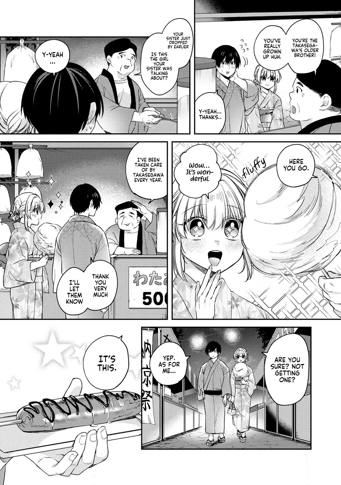 About that time I didn't want to have a matchmaking interview, so I set some impossible conditions and then my classmate showed up Chapter 12.1 page 7 - Chapter 12.1: Lies of “Fiancée” and Summer Festival - Part 2