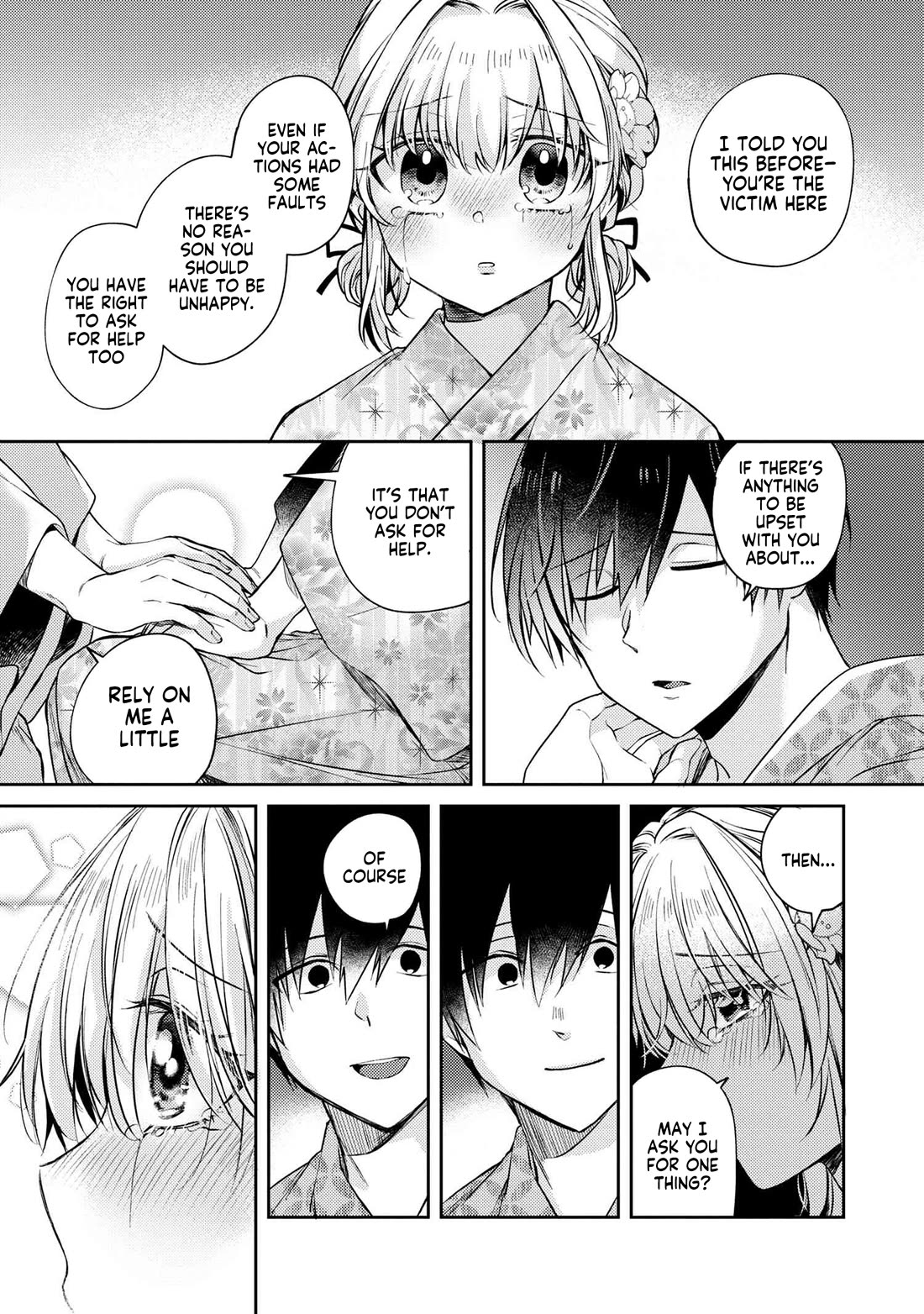 About that time I didn't want to have a matchmaking interview, so I set some impossible conditions and then my classmate showed up Chapter 12.2 page 14 - Chapter 12.2: Lies of “Fiancée” and Summer Festival - Part 2