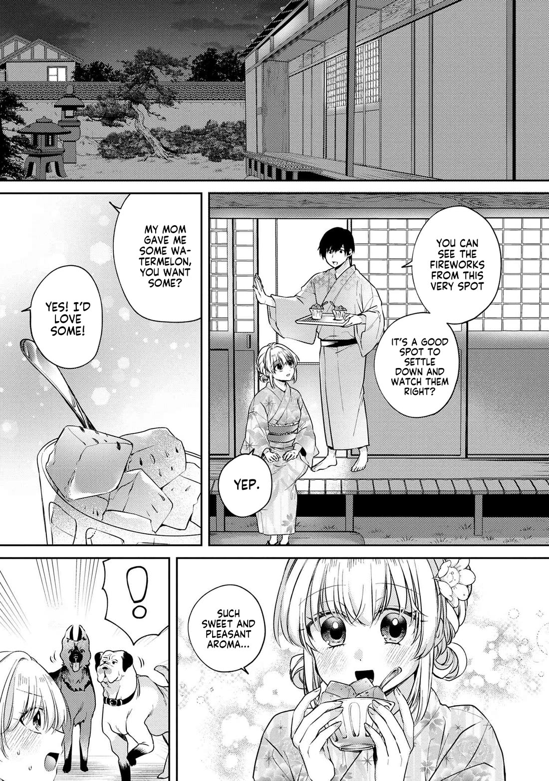 About that time I didn't want to have a matchmaking interview, so I set some impossible conditions and then my classmate showed up Chapter 12.2 page 2 - Chapter 12.2: Lies of “Fiancée” and Summer Festival - Part 2